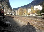 Gotthard-Sudrampe Zwei Re 10/10 mit GZ bei Faido am 02.11.2007