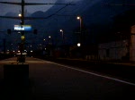 Gotthard-Sudrampe Re 10/10 mit GZ bei Fl�elen am 31.10.2007
