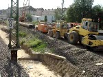 IC-Zuge und IC-Wagen Durchfahrt durch den neuen Bahnhof Neu-Ulm. Aufgenommen am 23.05.07