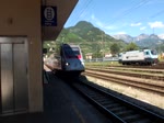 Am 29.07.2013 verlsst ein ETR 600 als Freciargento 9485 Bozen nach Roma Termini.