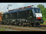 ITL Eisenbahngesellschaft mbH 189 212-4 (ES 64 F4-212) mit Getreidezug in Fahrtrichtung S�den. Aufgenommen am 18.06.2010 in Eschwege West.