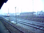 ITL Eisenbahngesellschaft mbH Eine BR 185 der ITL Eisenbahngesellschaft mbH mit K�hlcontainern fuhr am 25.03.2009 in Seelze Rangierbahnhof ein