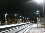 Einfahrt des Regionalzuges nach ...  Alex 01.02.2010