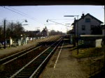 kbs-720-schwarzwaldbahn RE Konstanz - Karlsruhe Hbf, geschoben von einer 146.2 f�hrt durch M�hlhausen (bei Engen) am 08.02.08