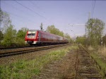 kbs-720-schwarzwaldbahn Zugverkehr am km 392,2 in Radolfzell! Ab hier beschleunigen die Z�ge in Fahrtrichtung Singen(Htw) auf 160 km/h! 02.05.08
