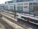 konstanz 2x RABe 526 'Seehas' beschleunigen aus dem Bahnhof Konstanz den Abstellgleisen entgegen.