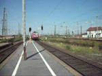 143 074 zog am 11.7.10 die RB 26359 aus Wittenberg ...