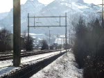 Re 10/10 mit GZ zwischen Reichenbach und M�lenen am 15.01.2008. ...