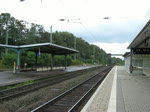 Welch �berraschung als nach dem langen Signalvorlauf endlich der Zug ...