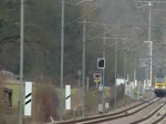 IR 115 Lttich nach Luxemburg gezogen von Lok 3010 am 01.03.2012 nahe Erpeldange, mann hrt sehr gut das die Geschwindigkeit gedrosselt wird weil der Zug in krze in den Bahnhof von Ettelbrck einfahren wird. 