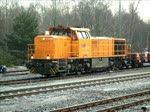 MaK G 1700 Eine MaK G1700BB der KSW zieht nach einen kurzen halt Windrad Teile aus den Bahnhof von Munster.