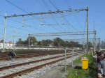 SSN Dampflok 01 1075 und 65 018 mit Sonderzug nach Zandvoort wegen Bahnhoffest 100 Jahre Bahnhof Haarlem.