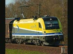 1216 930 der CargoServ auf dem Weg in Richtung Sden durchs Haunetal. Aufgenommen am 06.04.2010 bei Hermannspiegel.