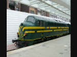 PFT-TSP Drei belgische Museumsdieselloks im Leerlauf. Lok 5404 in L�ttich, 201010 in L�ttich, 202020 in Spontin.