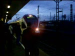 rabe-521-flirt 2 SBB Flirts RABe 521 'Regio S-Bahn Basel' vereinigen sich in Basel Bad Bf um anschlie�end als S6 nach Zell im Wiesental zu fahren.