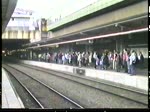 Rc4 Rc4 1303 stellt am 17. Juni 1991 f�r die Schienenkreuzfahrt den aus Wagen des ehemaligen Regierungszuges der DDR gebildeten Sonderzuges in Stockholm Central bereit.