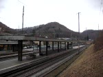 re-4-4-ii-re-420 Dispo-Zug mit Re 4/4 II als IR Zofingen-Basel SBB bei der Durchfahrt in Tecknau am 09.01.2008