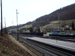 re-4-4-ii-re-420 Re 4/4 II mit EC nach Milano Cle. bei der Durchfahrt in Tecknau am 09.01.2008