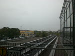 S-Bahn Berlin Die Ringbahnlinie 41 f�hrt ein in den Bahnhof S�dkreuz.