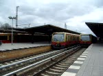 S-Bahn Berlin S1 nach Sch�neberg verl�sst am 29.03.08 den Bahnhof Berlin Wannsee.