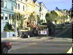 san-francisco-cable-car Kabelbahn in San Francisco auf der Hyde St. am 14. Juli 1989.