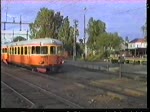 Einfahrt des Schnellzugs aus Narvik mit Rc4 1170 am 6. September 1992 in Bastutrsk. Im Vordergrund steht YBo7 1177.