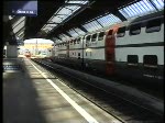 Schweiz 2004 (VHS-Aufnahme) - Selbst deutsche IC-Wagen sind in Zrich heutzutage schon eine Raritt.