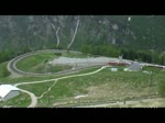 Graubnden 2010 - Vom Belvedere an der Station Alp Grm hat man einne wunderbaren Blick auf die 180 Kurve der Berninabahn.