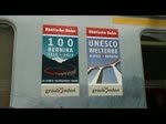 Graubnden 2010 - Die Triebwagen 54 und 56 treten am Abend des 13.06.2010 noch einmal eine Reise ber den Berninapass an und am nchsten Morgen trifft Allegra 3505 als R 4624 aus Poschiavo in Pontresina ein.