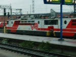 Sr1 2 VR Sr1 Loks am 17. August 2009 am Turku Hbf mit 42 Waggons mit Ammoniak, russische Bauart.