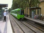 Stadtbahn Hannover Ausfahrt Stadtbahn, an der Halltestelle Herrenh�user G�rten, am 04.07.10.
