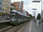 Stadtbahn Hannover TW 2000, f�hrt am 30.06.10 in Tunnel in der Vahrenwalder Stra�e.