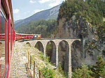 Landwasserviadukt. Mit dem RegioExpress ...  Heinz Stoll 07.04.2009