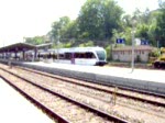 Thurbo Ein Thurbo f�hrt gerade aus dem Bahnhof Rorschach in richtung St. Gallen aus am 23.05.07
