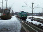 Rail4Chem 145 CL-005 mit einen Sonderzug im Bahnhof Hamburg-Harburg. Gru� an den netten Tf. (06.02.10)