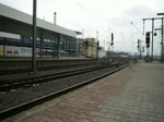 Eine der ersten Testfahrten des TGV-Duplex in Deutschland mit den Einheiten 4701 und 4702 im Hbf Mannheim. (30.01.12) Siehe auch Bild unter Kategorie 'Ausl�ndische Triebz�ge'.