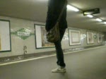 u-bahn-berlin-stationen U2 richtung Nollendorfplatz f�hrt in den Berliner U-Bahnhof 'Potsdamer Platz' ein und nach weningen Sekunden wieder aus! 17.05.08
