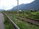 Zugspitzbahn Eine Zugspitzbahn kurz vor dem Bahnhof Garmisch-Partenkirchen im Sommer 2008.