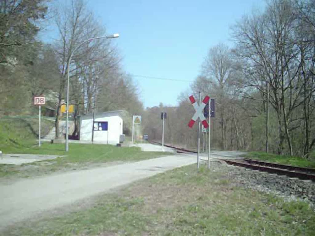 Wipperliese bei Friesdorf Ost.
Kreisbahn Mansfelder Land fhrt im Auftrag der Burgenlandbahn.