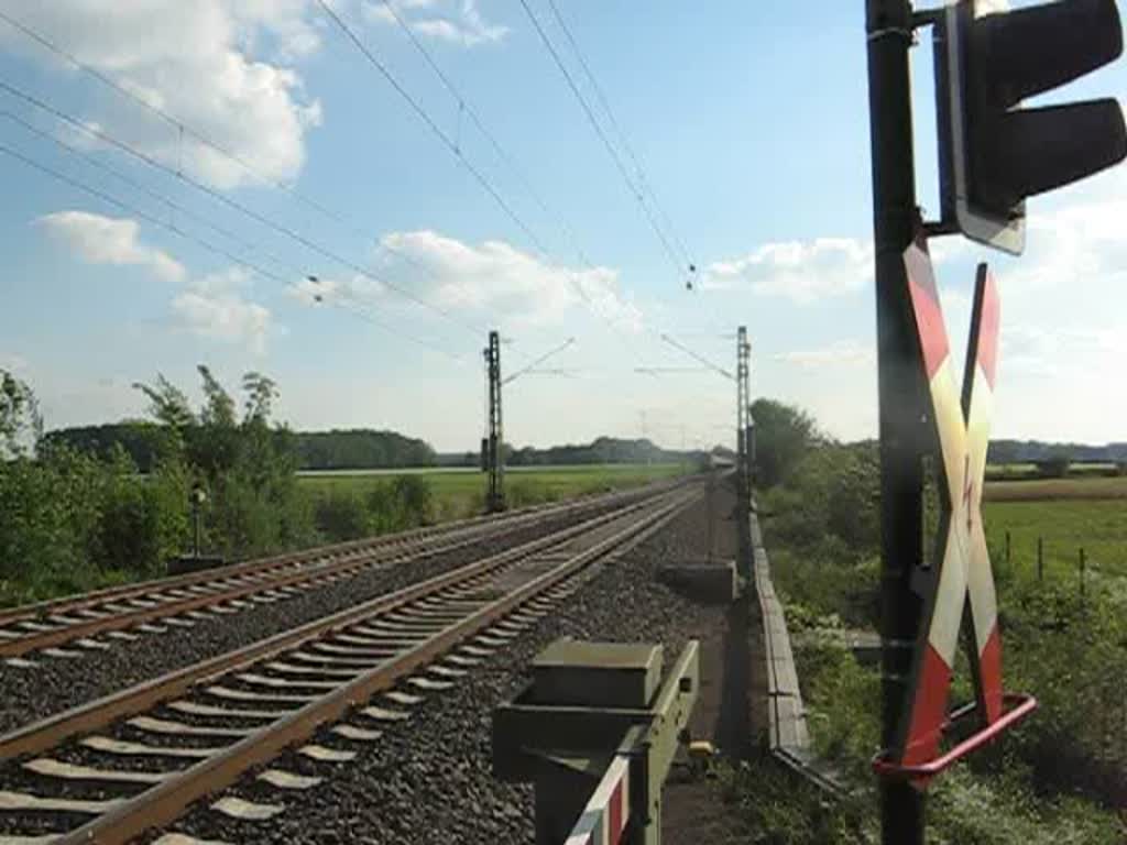 140 860-4 mit Rhrenzug zwischen Dlmen und Mnster am 28.05.2010