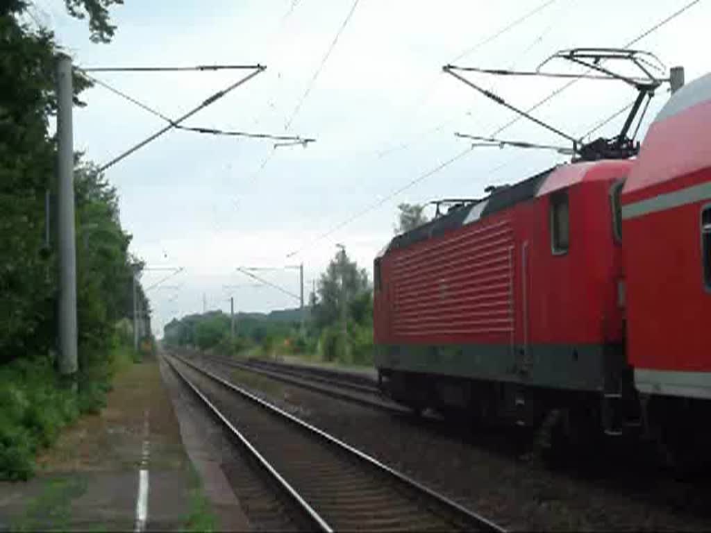 143 591 verlie mit der RB 26728 Leipzig-Miltitz in Richtung Hauptbahnof.