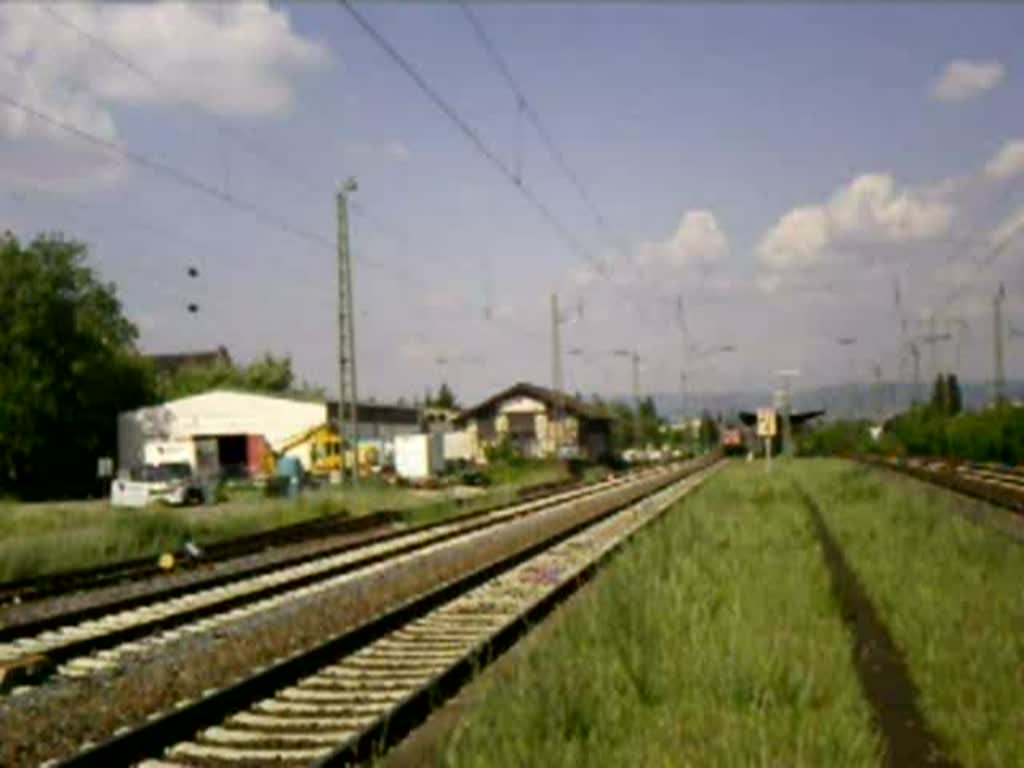 143 905-8 fhrt mit RB Koblenz Hbf - Mainz Hbf durch Mainz-Mombach am 23.05.08