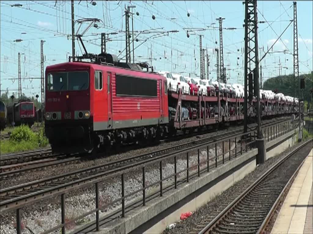 155 192 kommt am 30. Mai 2011 mit lauter AUDI durch Bochum-Langendreer.