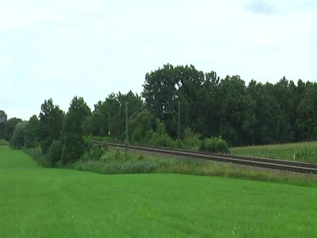 189 918 + 185 661 mit dem Leipziger-KLV am 04.08.2012 bei Hilperting.