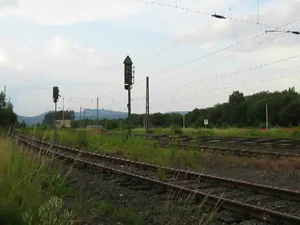 213 332-0 der DBG als Lz am 01.07.2009 durch Eschwege West.