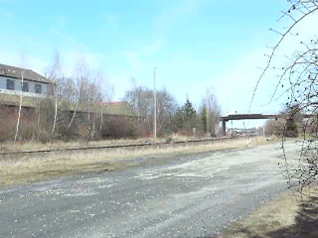 232 + 233 S-Bahn berfhrung durch Wiesau Oberpfalz 18.03.09
