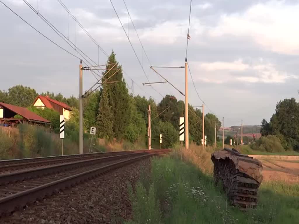 232 088-5 (EFW) hier mit einem Schotterzug am 05.08.16 in Remschütz. Gruß an den Tf zurück.