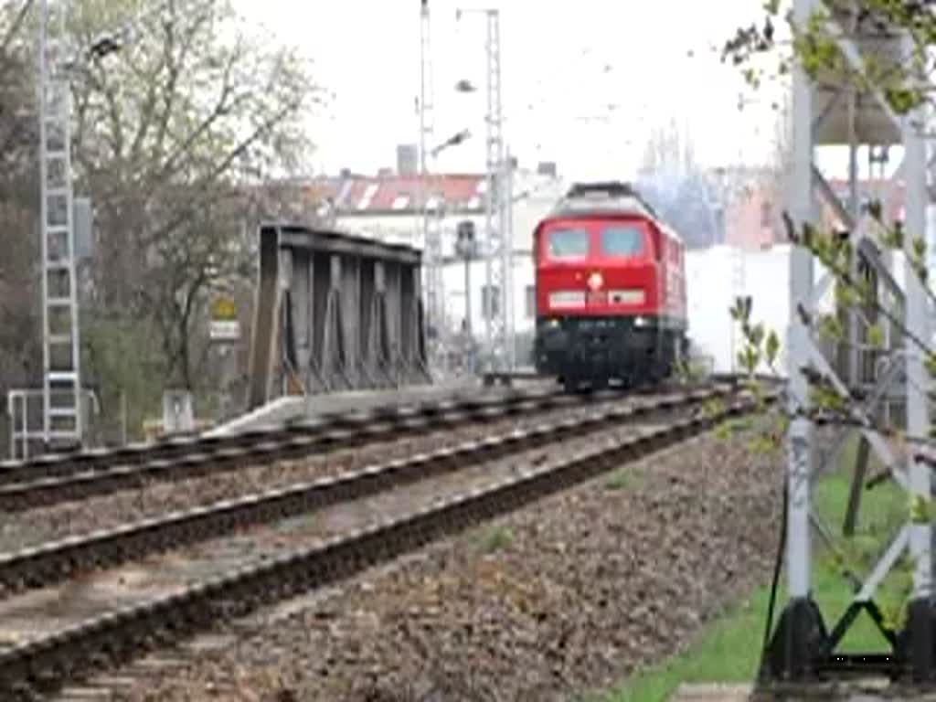 2x232 von DB Schenker aufgenommen am 06.04.2010 in Berlin Ostkreuz.