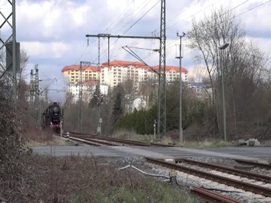 52 6106 auf der Ruhrtalbahn, am 01.04.2018.