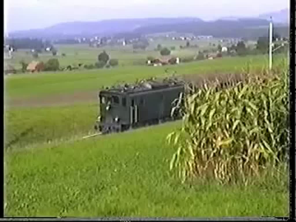 Ae 3/5 10217 mit Extrazug fr die DGEG am 1. Oktober 1992 auf der Fahrt von Bern nach Langnau.